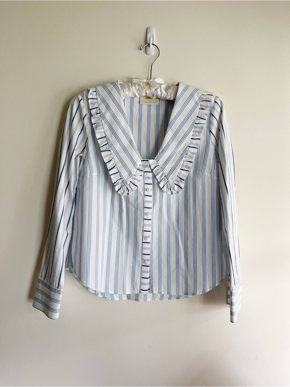 Anthropologie Maeve Striped Shirt 4